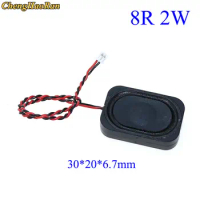 ChengHaoRan 1pcs Mini Portable Audio Speakers 3020 8 Ohm 8R 2W Cavity Speakers DIY Speaker thickness 6.7mm