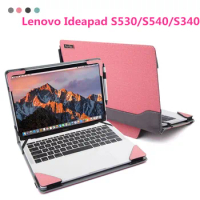 New Fashion Cover Case for Lenovo Ideapad S530/S540/S340 13.3 inch Notebook Sleeve Portable Skins PU Leather Stand Protective