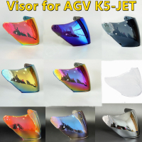 หมวกกันน็อค Visor สำหรับ AGV K5เจ็ทหมวกกันน็อคโล่ป้องกันรังสียูวีกระจก Sunshield Casco Moto อุปกรณ์เสริม