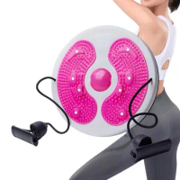 Waist Twisting Exercise Disk Rotating Disc Waist Twist Machine Twist Board Abdominal Exercise Equipment With Magnets &amp; Handles
