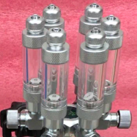 MUFAN Delicate 6-way + bubble counters CO2 splitter fish tank cylinder multi-ported valve co2 aquarium