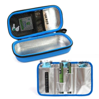 Medical Cooler Pocket Packs Pouch Drug Freezer Box For Diabetes People EVA Insulin Cooling Storage Protector Bag（No Ice Pack)