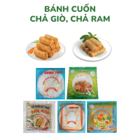 [Hỏa Tốc] Bánh Cuốn Chả Giò, Chả Ram Bánh tráng bò bía đậu xanh, Bánh tráng rế, bánh tráng đa nem Xu