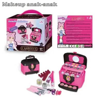 LB - Princess Make Up Bag Unicorn / Mainan Kosmetik / Alat Rias Anak Fungsi Real / Children Pretend 