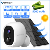 Vstarcam WiFi Solar Camera Outdoor Night Vision IP Camera PIR Human Detection 5000mAh Rechargeable Battery Security Camera