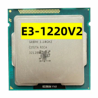 XEON E3-1220V2 3.10GHZ Quad-Core 8MB SmartCache E3-1220 V2 DDR3 1600MHz E3 1220 V2 FCLGA1155 TPD 69W