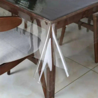 BARU!!! Taplak Meja Makan Plastik Meteran/Plastik Mika Meteran Tebal