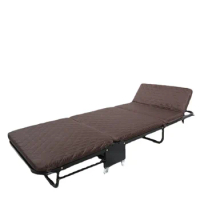 Simple Bed Foldable Mattress Portable Folding Bed for Sleeping Folding-bed Beds Cheap Multifunctional Sofa Mobile Furniture Fold