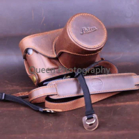 Cowhide Digital Camera Case Bag Box Cover Fit For Leica X Vario Mini M Typ113 Bag Skin Full Body Precise Genuine Leather
