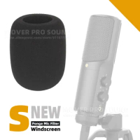 Recording Windproof Microphone Windshield Cover Sponge Wind Shield Screen For Rode NT-USB NTUSB Anti Pop Filter Mic Windscreen