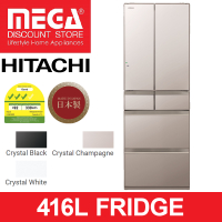 HITACHI R-HW540RS 416L MULTI-DOOR FRIDGE (3 TICKS, MADE IN JAPAN)