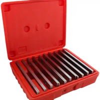 20 Pieces Hardened Parallels Tools 6" Long 1/8" Wide And 1/2 To 1-5/8 Thicken Steel High Precision Parallels Bar Set
