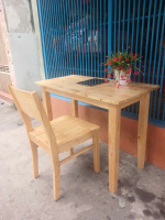 Bàn học sinh 50cm  rộng, dài 100 cm, cao 74 cm, gỗ cao su đã qua xử lý mối mọt, đẹp bóng , bền đa nă