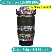 For Tamron 18-300mm F3.5-6.3 Di III-A VC VXD B061 (For Sony E Mount) Decal Skin Lens Sticker Vinyl Wrap Film 18-300 F/3.5-6.3