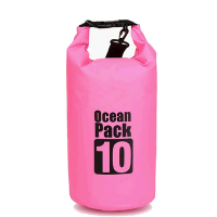 韓國熱銷 10L戶外超輕量防水袋(桃色) 盥洗袋 旅行袋