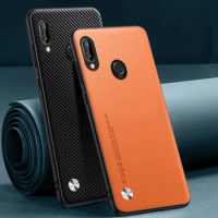 Luxury PU Leather Case For Huawei Nova 3 3i 4 P Smart Plus Cover Matte Silicone Protection Phone Case For Huawei P Smart 2019