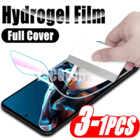 1-3PCS Hydrogel Protector For Xiaomi Poco X5 Pro X4 GT X3 NFC M5S M4 M3 Screen Soft Film Not Glass X5Pro X3Pro Gel Protector