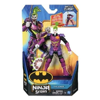 NINJA STRIKE BATTLE CLASH THE JOKER ACTION FIGURE DC BATMAN JOKER MAINAN KOLEKSI ANAK ORIGINAL SPIN 