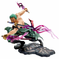 Action Figure One Piece Roronoa Zoro 3000 Worlds POP MAX Toy Anak