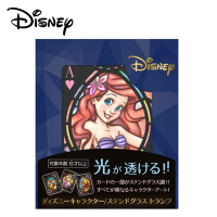 日本正版 迪士尼 彩繪 透光 撲克牌 米奇 米妮 小熊維尼 迪士尼公主 Tenyo - 118580