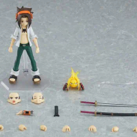 Original figma 537 Yoh Asakura PVC Action Figure Anime Model Toy Doll