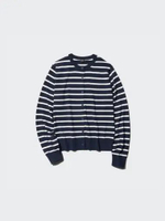UNIQLO Kardigan Proteksi Sinar UV Protection Cardigan wanita Kerah Bulat Crew Neck Lengan Panjang St