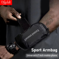 Universal Running Sport Armband Bag Phone Case Jogging Arm Phone Holder Sports Mobile Bag for iPhone Xiaomi Samsung Under 6.7"