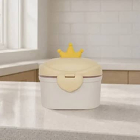 OEM SK-C4 Tempat Kotak Wadah Penyimpanan Susu Bubuk Bayi Portabel Sealed Anti Tumpah KING KECIL GOLD
