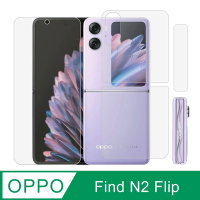 【SHOWHAN】OPPO Find N2 Flip 軟膜保護貼(內+外)