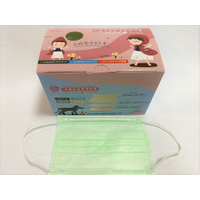 【兒童】、現貨、雙鋼印、附發票,丰荷/荷康兒童平面醫療口罩1盒裝(50入)、1袋(10入),淺綠