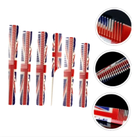 Sisir Potong Rambut MOTIF BENDERA Merah Biru Sisir Parting Over Comb Barbershop Salon Pangkas Rambut