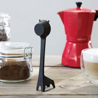[Hare.D]現貨 長頸鹿造型咖啡勺 長頸鹿 咖啡勺 可愛 咖啡豆粉 定量勺 計量 塑料 小勺子