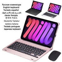 All-in-one Keyboard Cover for iPad Mini 6 Keyboard Case for iPad Mini 6 Keyboard Korean Japanese Arabic Spanish Funda Teclado