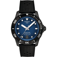 【TISSOT 天梭】Seastar 1000海星300米潛水錶 機械錶 中性錶-40mm(T1208073704100)
