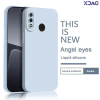 Luxury Matte Angel Eyes Protect Cover for Huawei Nova3 Nova 3 3i Youth Fashion Solid Soft Liquid Silicone Phone Accessories Case
