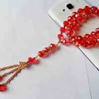 tiki fnaf товар по 1 грн Romantic Red Muslim religious tasbih prayer beads wedding bracelet jewelry decoration accessories gift