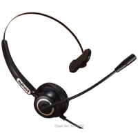 4PCS RJ11 RJ9/RJ10/RJ22 plug headphones Noise canceling Telephone headset call center headphone earphone RJ9 plug headset