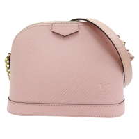 【二手名牌BRAND OFF】LOUIS VUITTON LV 路易威登 粉色 Epi 水波紋 Alma Mini 肩背包 M51406