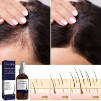 50ml Hair Growth Formula Serum Strengthen Hair Rrestore Damaged Hair Hair Growth Spray Ginseng Root Extract Peppermint