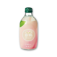 友桝飲料【芳醇白桃風味汽水】300ml