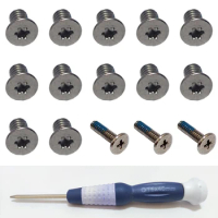 12 pcs Bottom Cover and 3pcs Nameplate Screws Kit For XPS 13 9343 9350 9360 9370 9550 9560