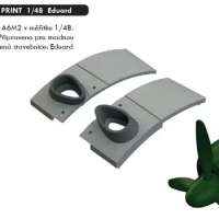 Eduard EDU648722 1/48 3D printed resin exhaust pipe for Eduard 11155/11158/82212