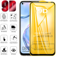 100Pcs/Lot 9D Full Cover Tempered Glass For Huawei Nova 7 7se 6 5 5i Pro 5T 4 4E 3 3i 8SE Screen Protector Glass Protective Film