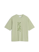 เสื้อยืดผู้หญิง Lady Fox Boxy สี Laurel Green