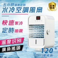 電風扇 迷你加濕冷風機 家用臺式便攜式空調扇USB搖頭水冷風扇 冷氣機 風扇 加水製冷 冰涼風扇