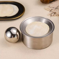 餃子皮餃子模具家用廚房圓形工具不銹鋼套裝水餃皮神器製作器