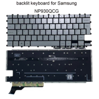 UK GB backlight keyboard for Samsung NP930QCG K02CN NT930QCG 930QCG, Galaxy Book Flex Laptop keyboards BA59-04427B NSK-87ABN New