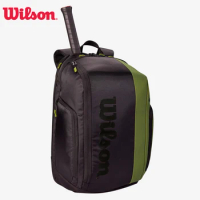 Wilson Blade Super Tour Collection Tennis Racket Backpack Roland Garros 2 Pack Tennis Bag Green Racquet Bag with Thermoguard
