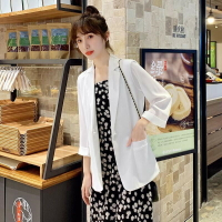 雪紡網紅小西裝外套女春夏季薄款新款韓版時尚休閑寬松防曬衣