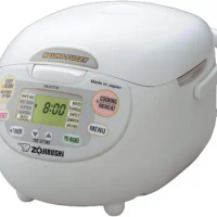 Zojirushi Neuro Fuzzy 10-Cup Rice Cooker and Warmer (Premium White)